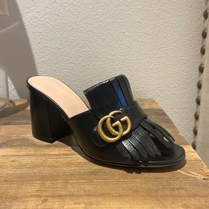 Never worn before Gucci heels. Size 37.5. Purchased October 2019